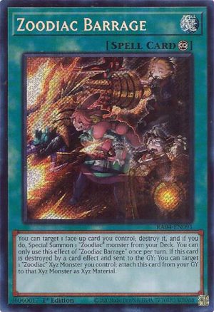 Zoodiac Barrage - RA04-EN091: Quarter Century Stampede