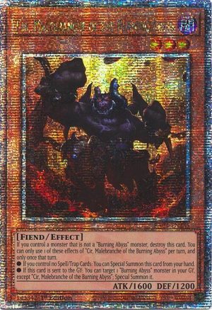 Cir, Malebranche of the Burning Abyss - RA04-EN235: Quarter Century Stampede