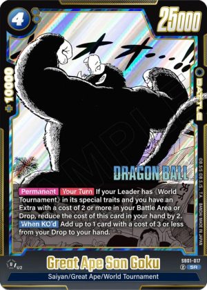 Great Ape Son Goku - SB01-017: Manga Booster 01