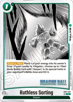 Ruthless Sorting - SB01-028: Manga Booster 01