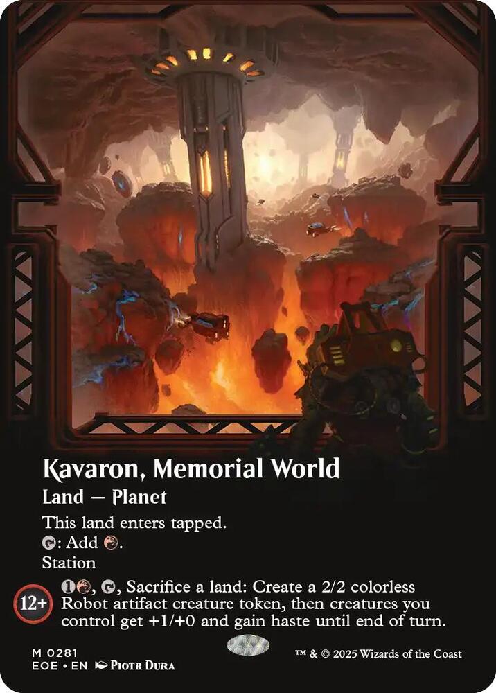 Kavaron, Memorial World - 281: Edge of Eternities
