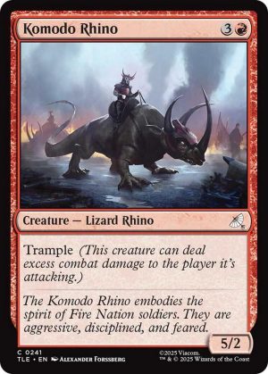 Komodo Rhino - 241: Avatar: The Last Airbender: Eternal-Legal