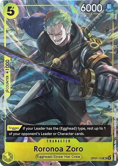 Roronoa Zoro - OP07-113: One Piece Promotion Cards