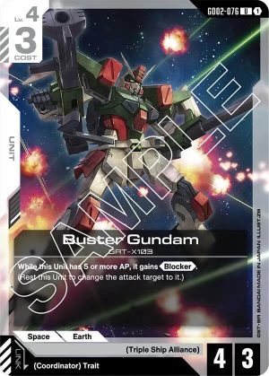 Buster Gundam - GD02-076: Dual Impact