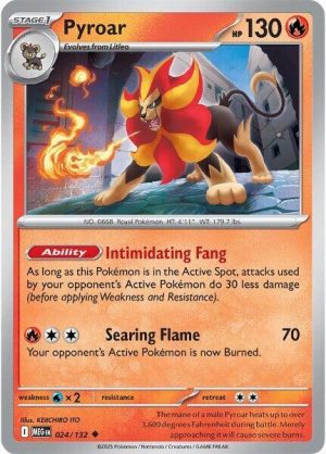 Pyroar - 024/132: ME01: Mega Evolution