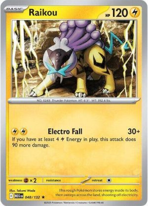 Raikou - 048/132: ME01: Mega Evolution