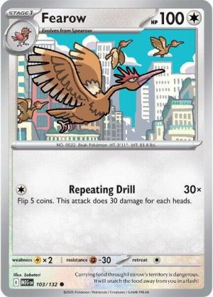 Fearow - 103/132: ME01: Mega Evolution