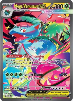 Mega Venusaur ex - 177/132: ME01: Mega Evolution