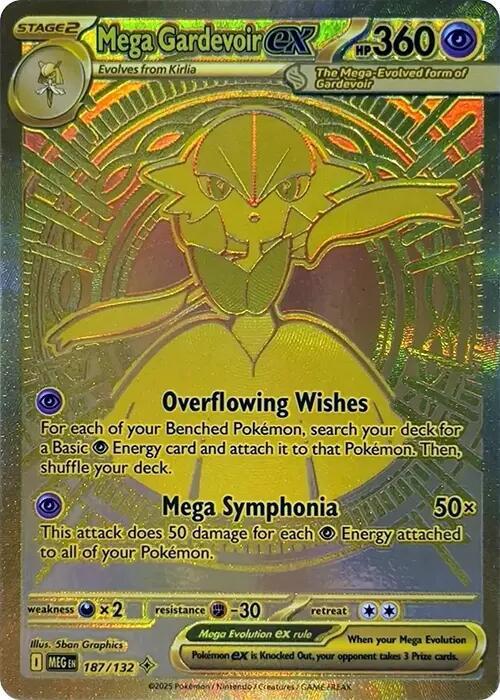 Mega Gardevoir ex - 187/132: ME01: Mega Evolution