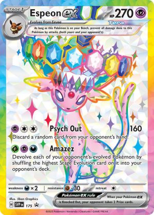 Espeon ex - SVP 175: SV: Scarlet & Violet Promo Cards