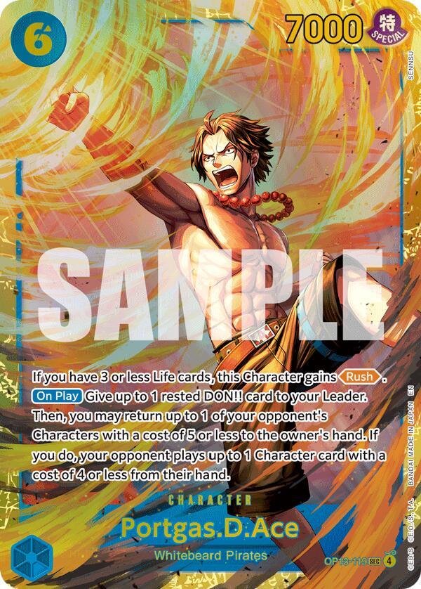 Portgas.D.Ace (119) - OP13-119: Carrying On His Will