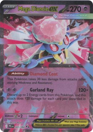 Mega Diancie ex - 041/094: ME02: Phantasmal Flames