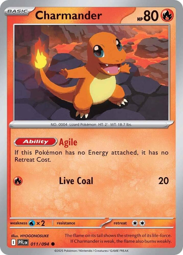 Charmander - 011/094: ME02: Phantasmal Flames