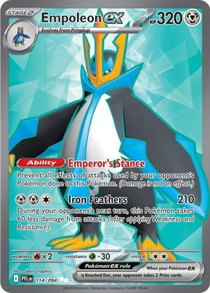 Empoleon ex - 114/094: ME02: Phantasmal Flames