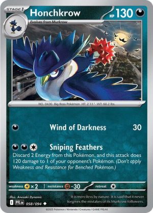Honchkrow - 058/094: ME02: Phantasmal Flames