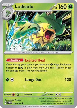 Ludicolo - 007/094: ME02: Phantasmal Flames