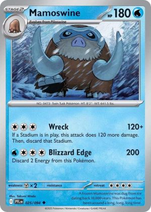 Mamoswine - 025/094: ME02: Phantasmal Flames