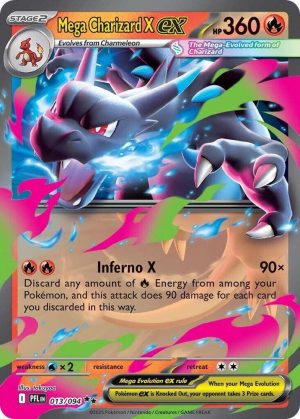 Mega Charizard X ex - 013/094: ME02: Phantasmal Flames