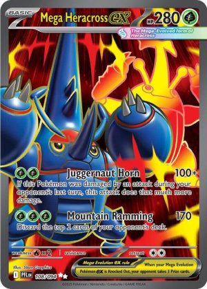 Mega Heracross ex - 108/094: ME02: Phantasmal Flames