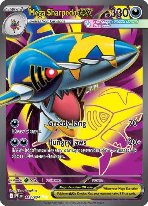 Mega Sharpedo ex - 113/094: ME02: Phantasmal Flames