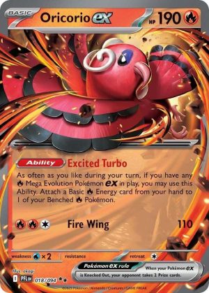 Oricorio ex - 018/094: ME02: Phantasmal Flames