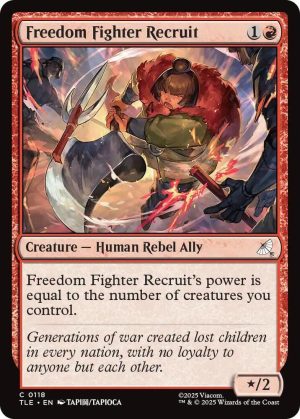 Freedom Fighter Recruit - 118: Avatar: The Last Airbender: Eternal-Legal