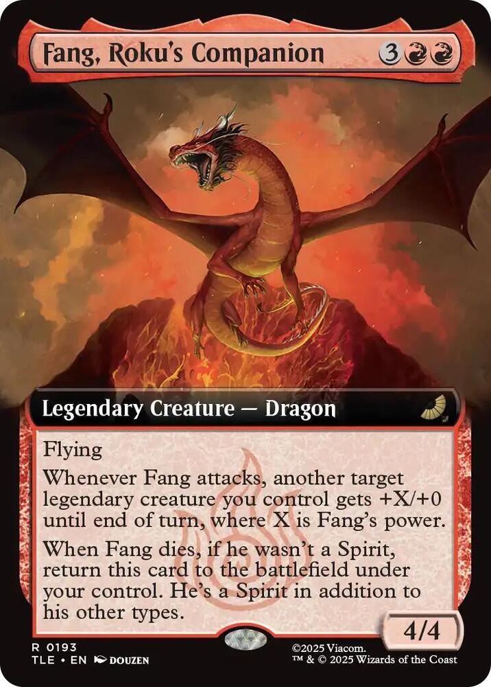 Fang, Roku's Companion - 193: Avatar: The Last Airbender: Eternal-Legal