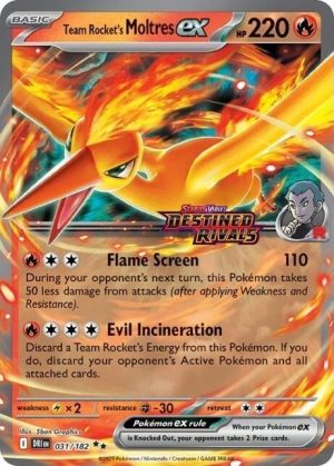 Team Rocket's Moltres ex - 031/182: Miscellaneous Cards & Products