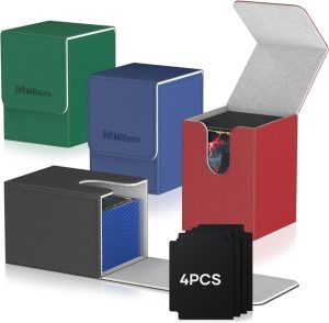 Mlikero Commander Deck Box, Single Sleeved Cards
