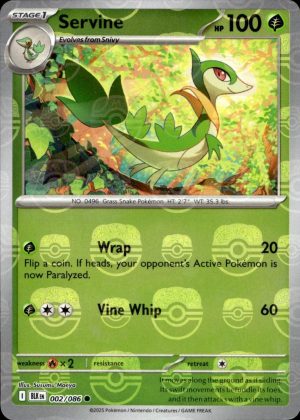 Servine (Master Ball Pattern) - 002/086: SV:  Black Bolt