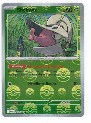 Shelmet (Poke Ball Pattern) - 008/086: SV: White Flare