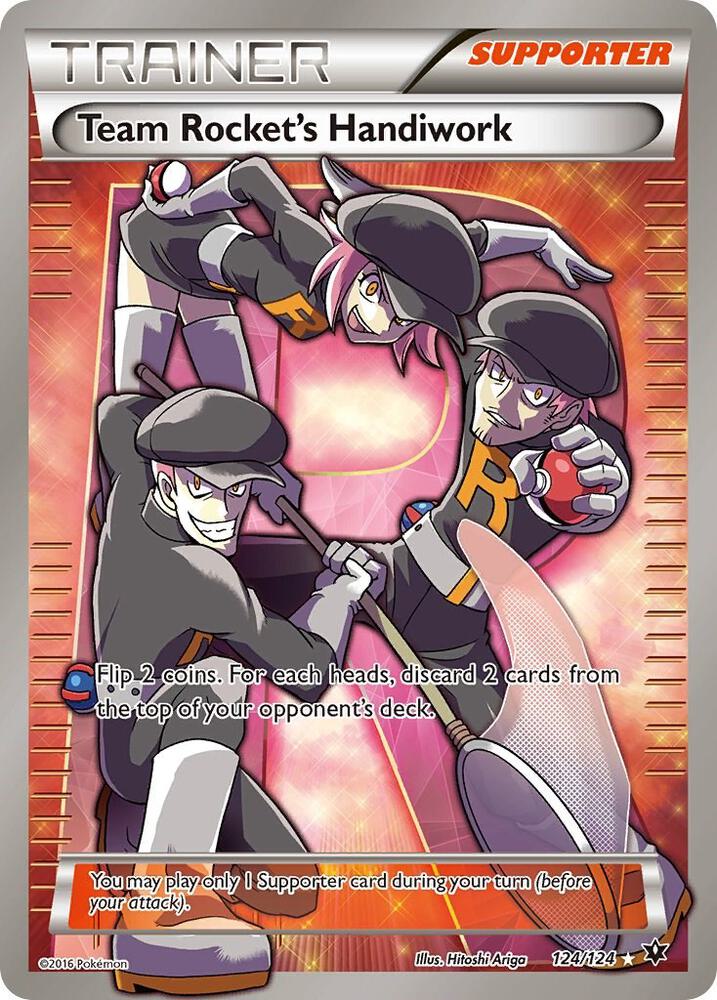 Team Rocket's Handiwork (Full Art) - 124/124: XY - Fates Collide (LP)