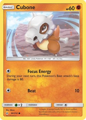 Cubone - 90/214: SM - Unbroken Bonds