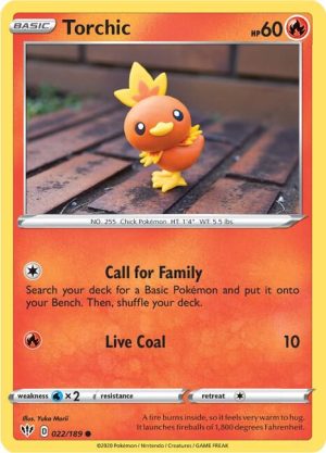 Torchic - 022/189: SWSH03: Darkness Ablaze