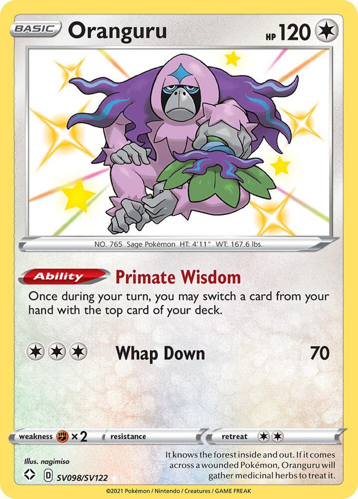 Oranguru - SV098/SV122: Shining Fates: Shiny Vault
