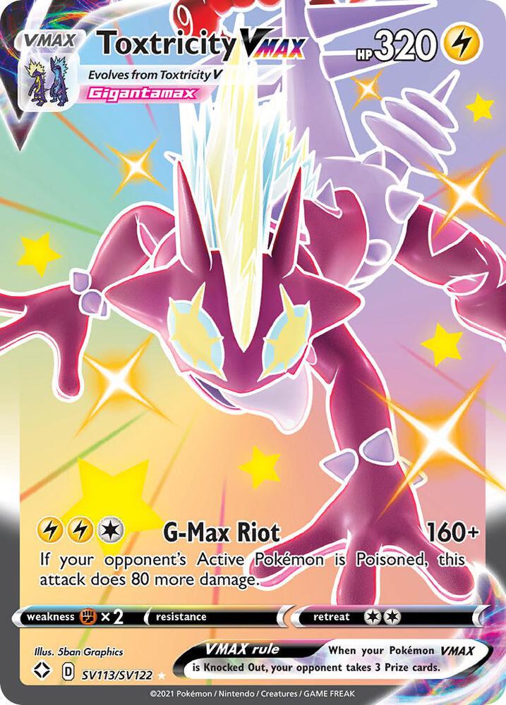 Toxtricity VMAX - SV113/SV122: Shining Fates: Shiny Vault