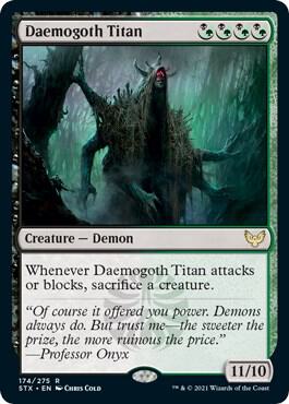 Daemogoth Titan - 174: Strixhaven: School of Mages