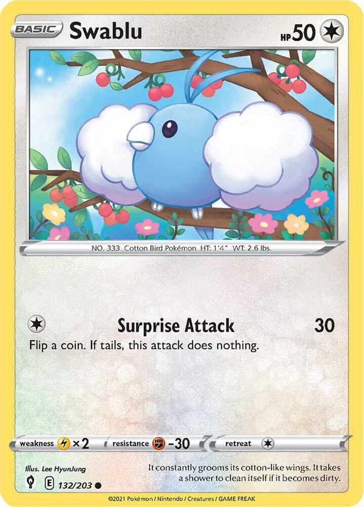 Swablu - 132/203: SWSH07: Evolving Skies