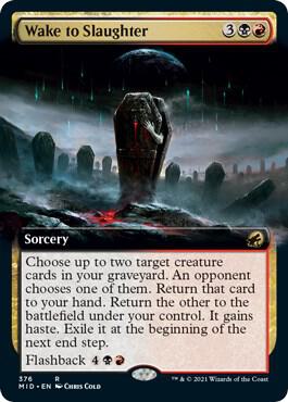 Wake to Slaughter (Extended Art) - 376: Innistrad: Midnight Hunt