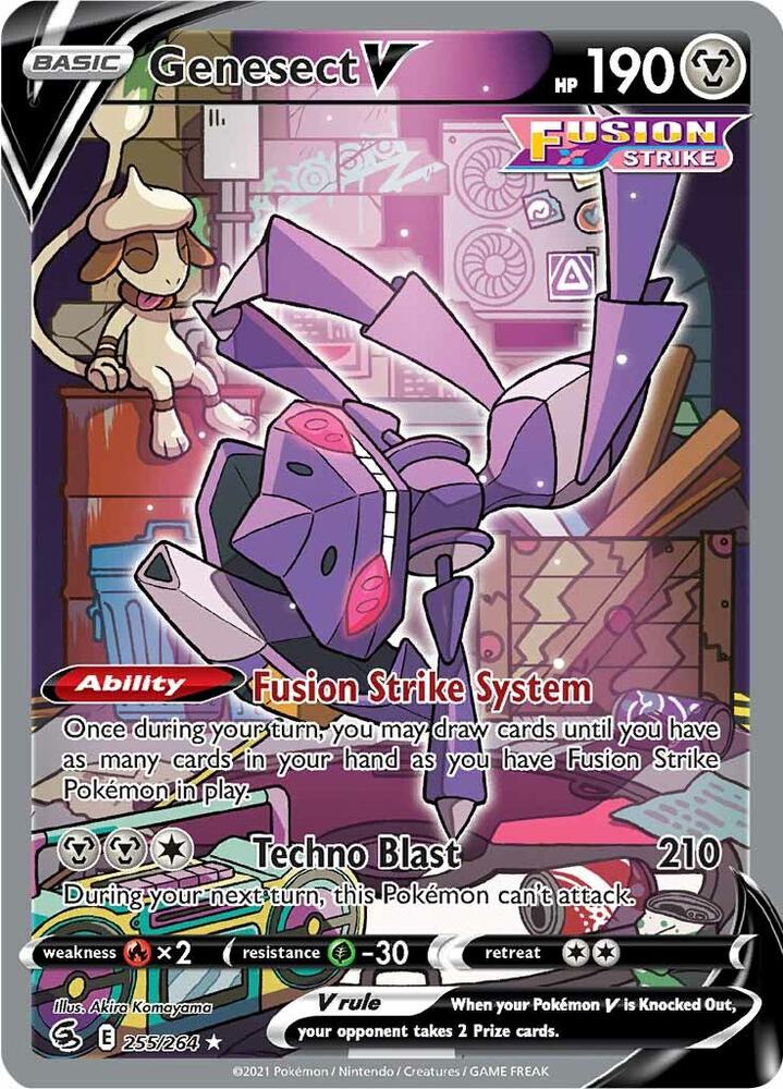 Genesect V (Alternate Full Art) - 255/264: SWSH08: Fusion Strike
