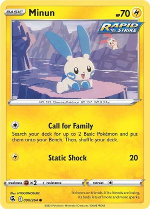 Minun - 090/264: SWSH08: Fusion Strike