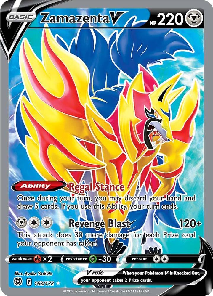 Zamazenta V (Full Art) - 163/172: SWSH09: Brilliant Stars