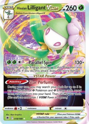 Hisuian Lilligant VSTAR - 018/189: SWSH10: Astral Radiance