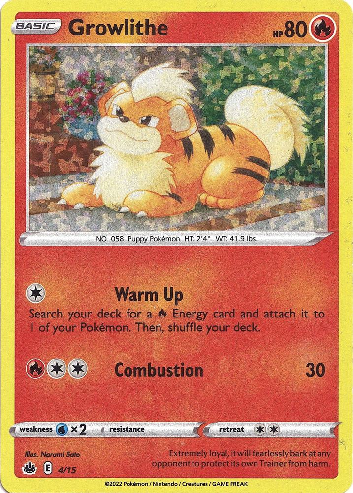 Growlithe - 004/015: McDonald's Promos 2022 (ES)