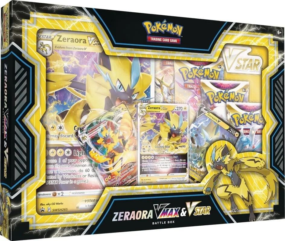 Pokemon Battle Box - Zeraora VMAX & VSTAR: Miscellaneous Cards & Products