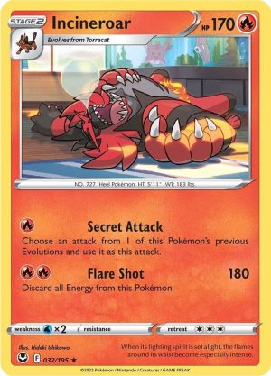 Incineroar - 032/195: SWSH12: Silver Tempest