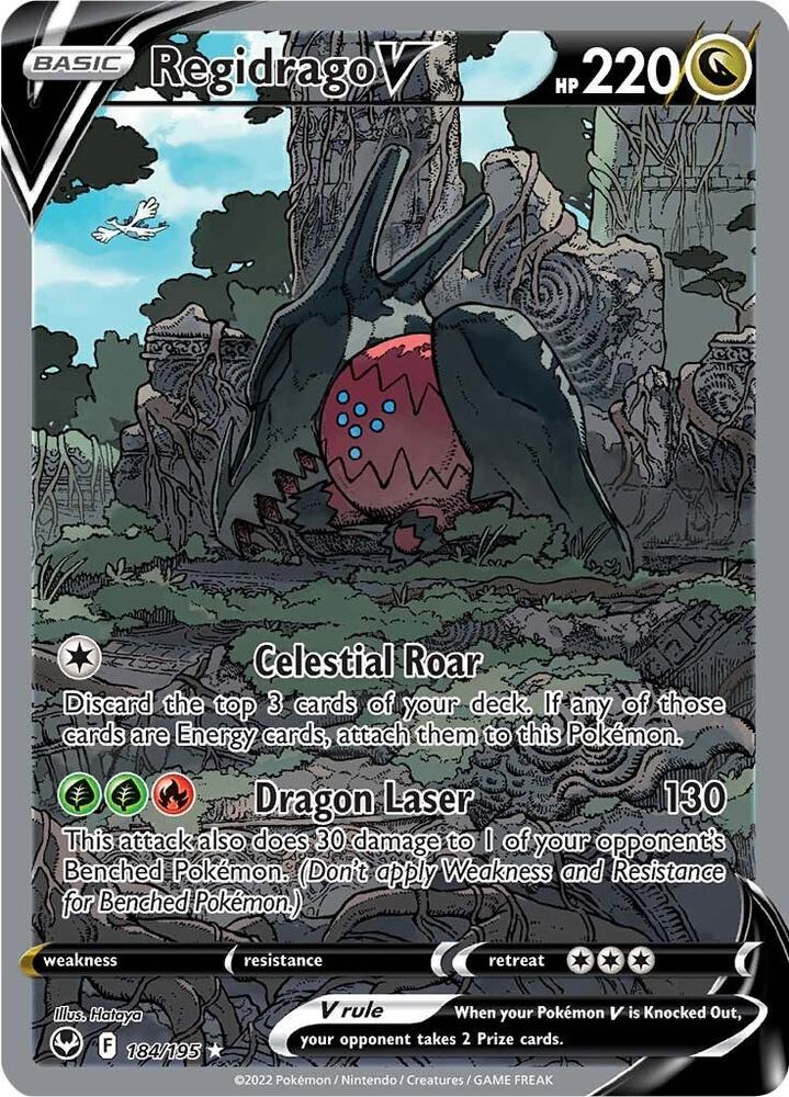 Regidrago V (Alternate Full Art) - 184/195: SWSH12: Silver Tempest