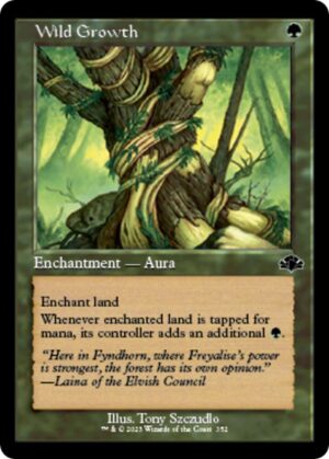 Wild Growth (Retro Frame) - 352: Dominaria Remastered