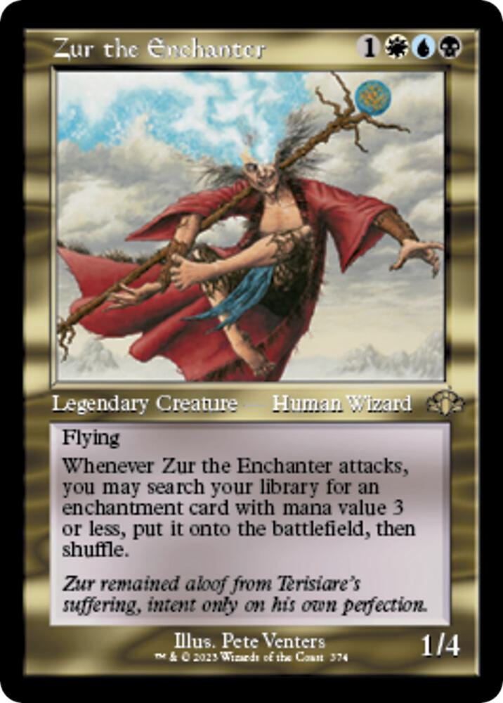Zur the Enchanter (Retro Frame) - 374: Dominaria Remastered