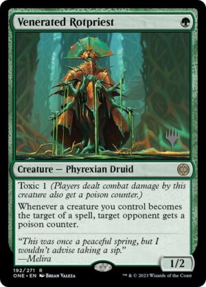 Venerated Rotpriest - 192: Promo Pack: Phyrexia: All Will Be One
